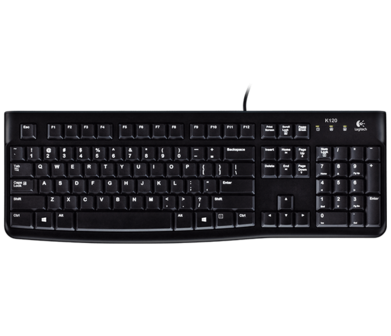 Logitech Keyboard K120 Black